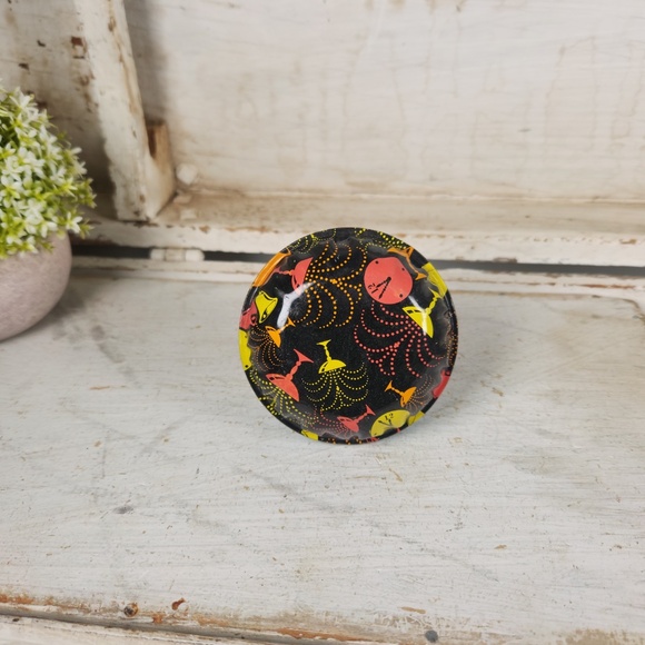 VTG 1950s New Year's Eve Party Noise Maker, Metal Tin Party Rattle Toy - Picture 2 of 9